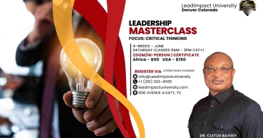 Leadership Masterclass on the Art of Critical Thinking